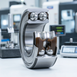 Produktový záběr - SKF 3200 A-2ZTN9/MT33 Dvouřadé kuličkové ložisko s kosoúhlým stykem