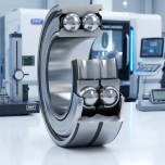 Produktový záběr - SKF 3214 A-2Z/MT33 Dvouřadé kuličkové ložisko s kosoúhlým stykem